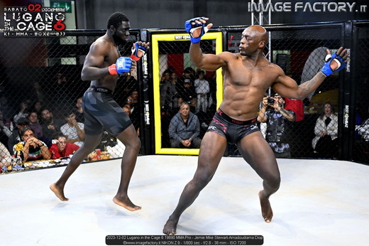 2023-12-02 Lugano in the Cage 6 19690 MMA Pro - Jemie Mike Stewart-Amadoudiama Diop